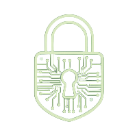 Neon-Padlock-Schild mit Leiterplattenmuster als SSL-Verschl&uuml;sselungs-Badge bei Casoola Casino