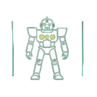 MGA-Lizenz-Badge mit Robotergard-Silhouette als Regulierungs-Badge bei Casoola Casino